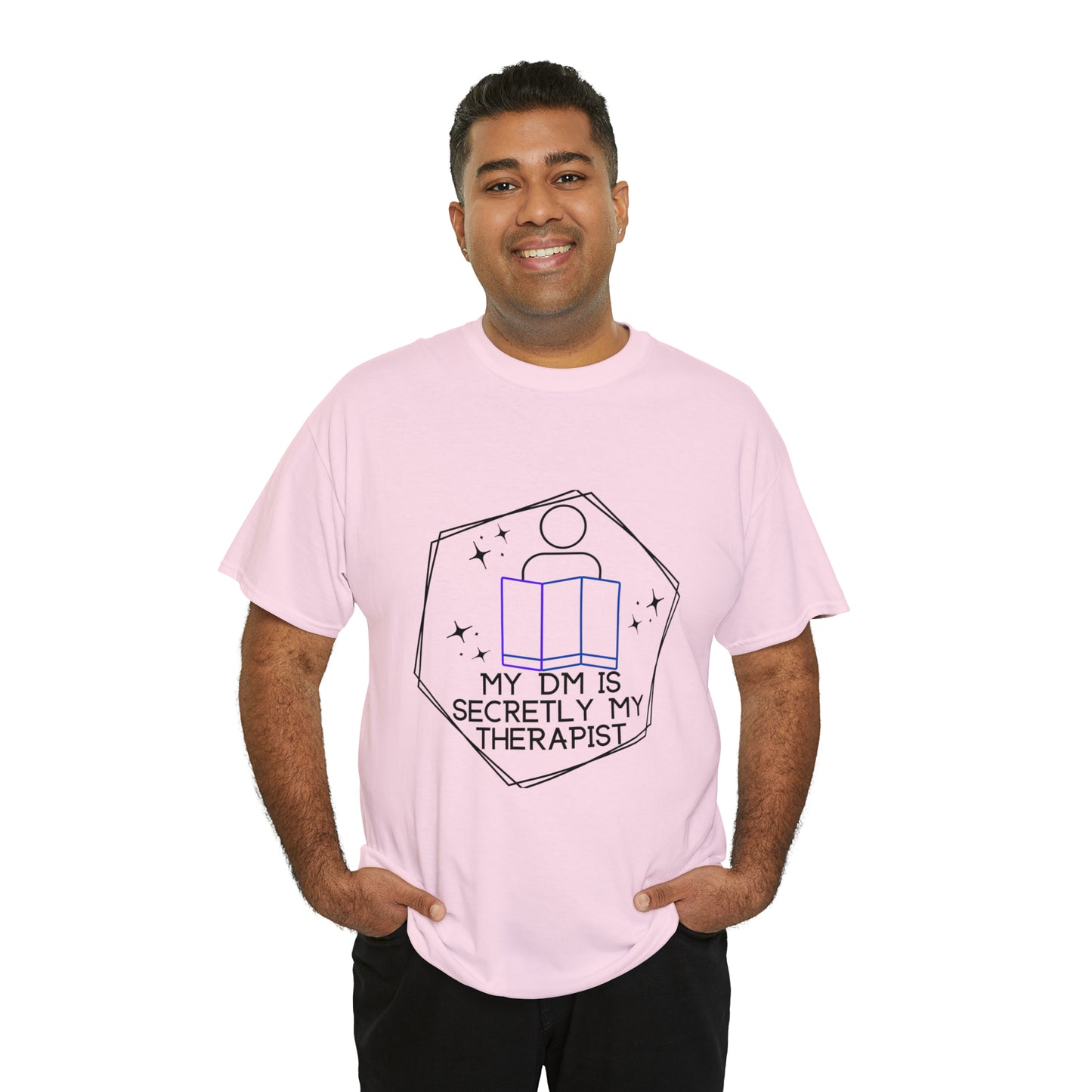 Funny DnD Shirt "DM is Secretly My Therapist" TShirt Tee for any RPG player