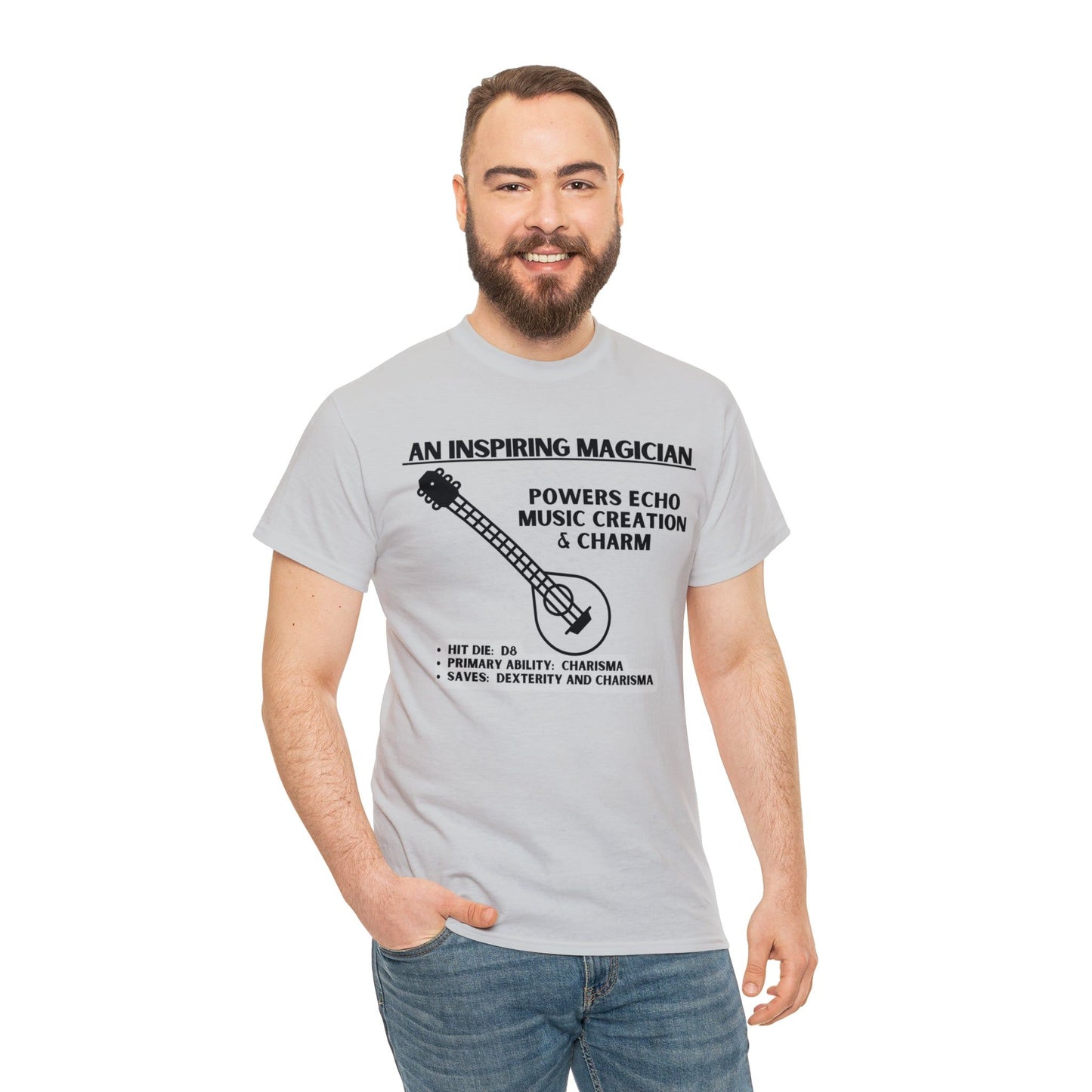 TSHIRT BARD TEE D&D - Pick your color, up to 5x sizing!