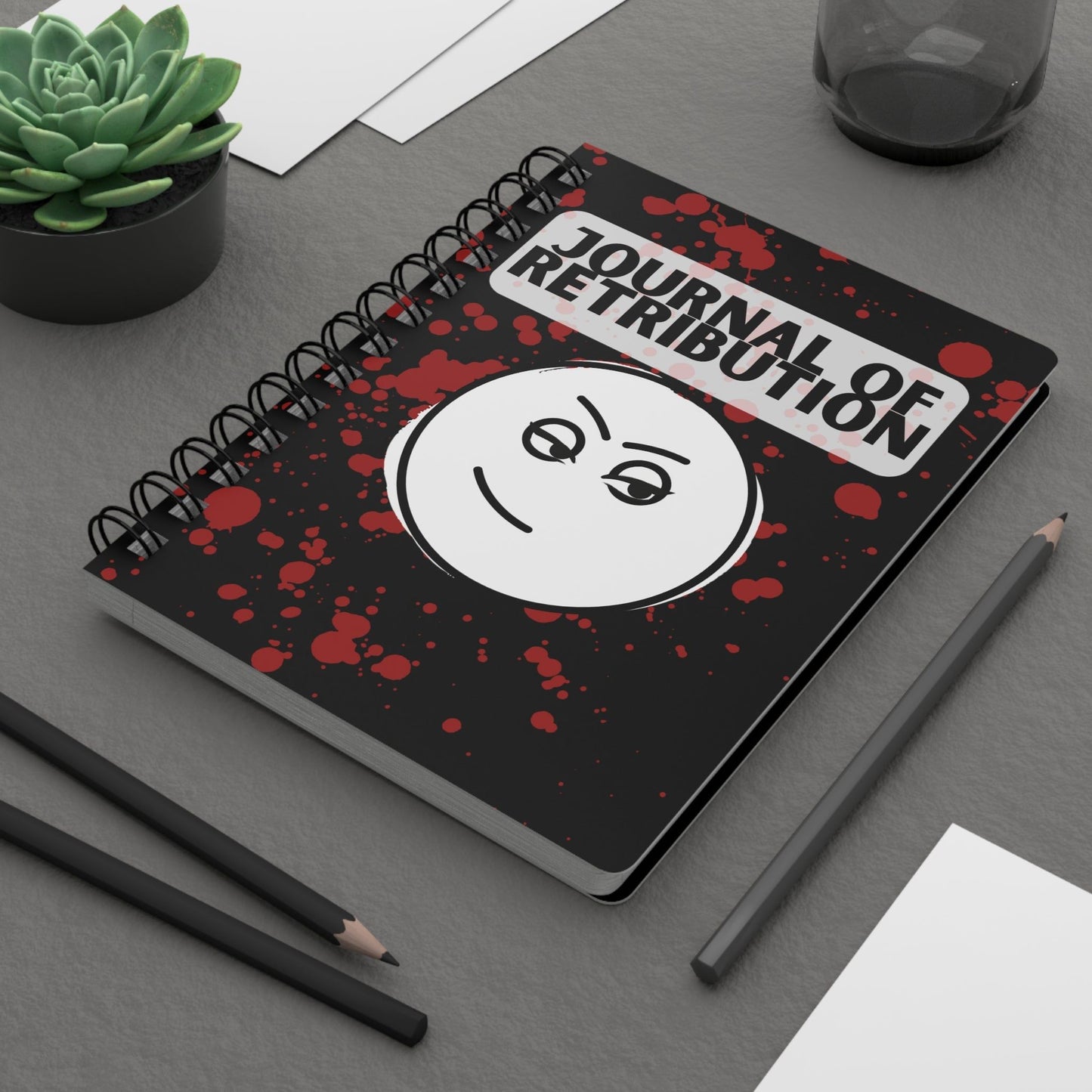 Journal of Retribution - Spiral Notebook