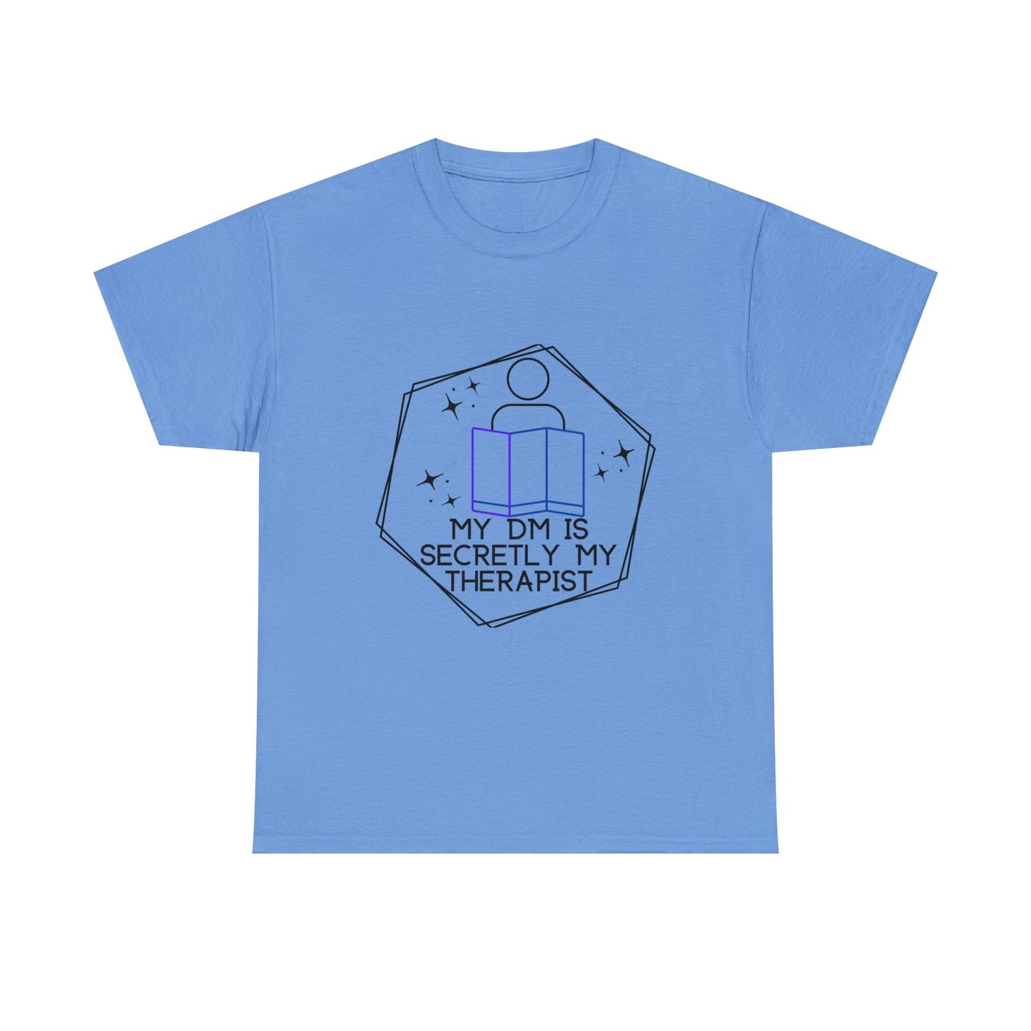 Funny DnD Shirt "DM is Secretly My Therapist" TShirt Tee for any RPG player