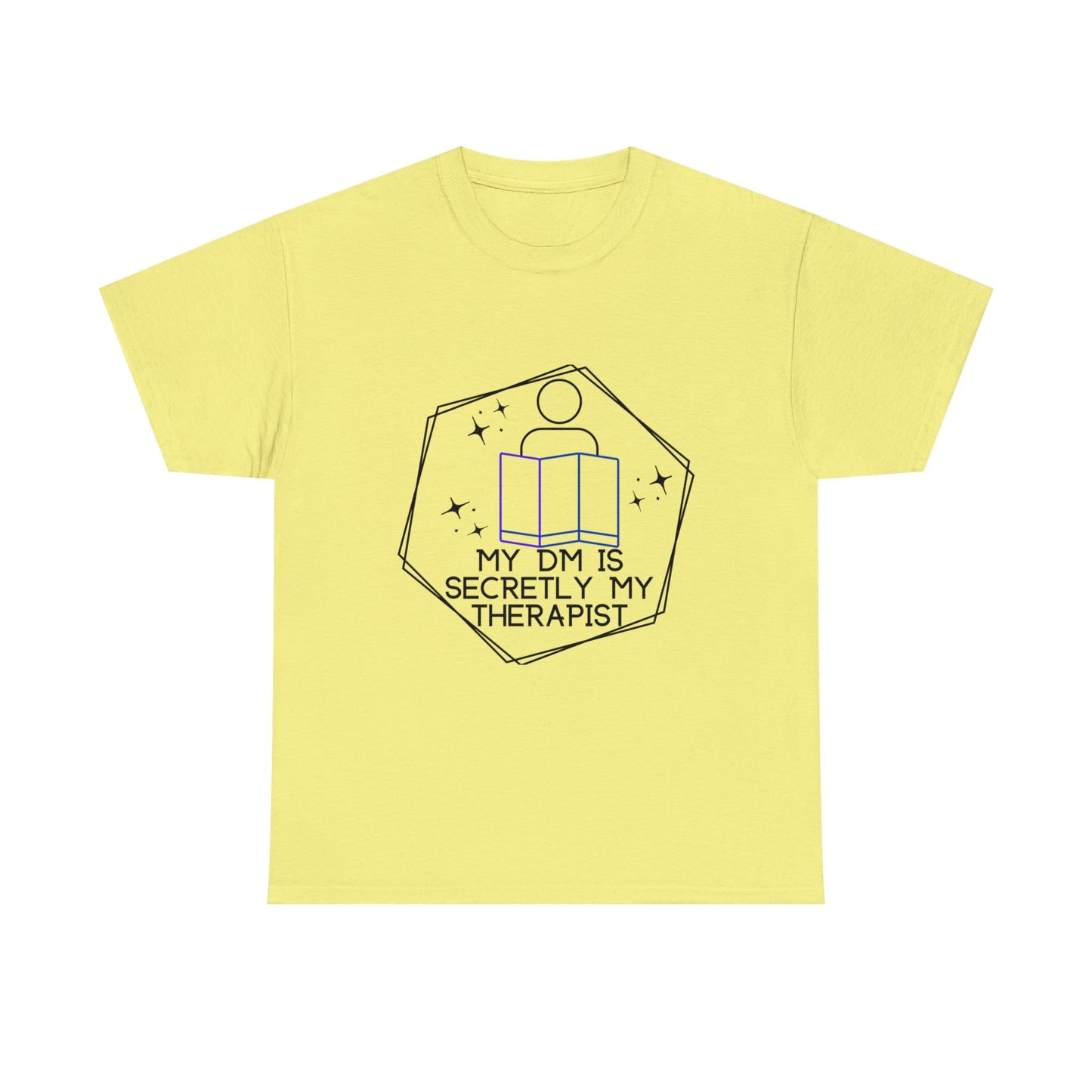Funny DnD Shirt "DM is Secretly My Therapist" TShirt Tee for any RPG player