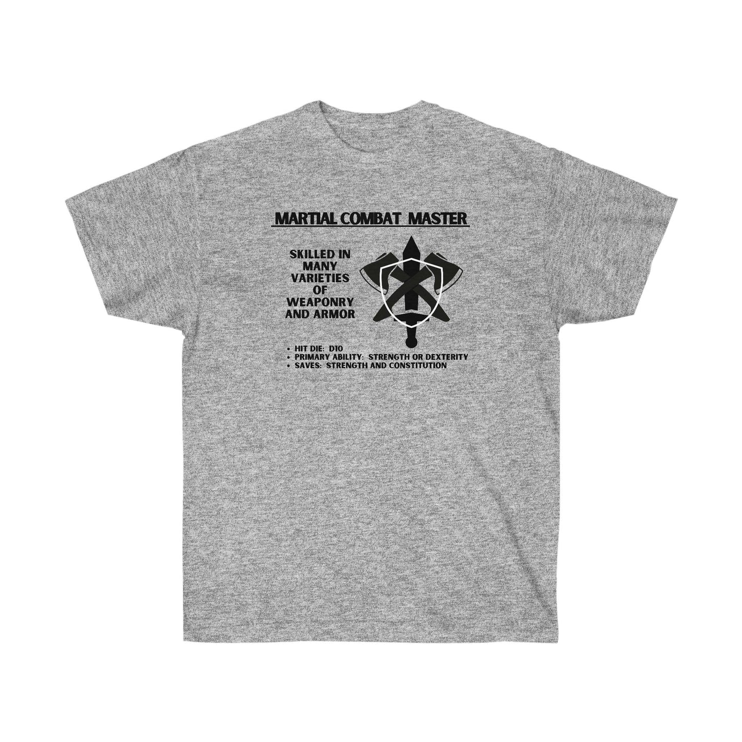 TShirt FIGHTER Tee D&D - Pick Your Color, Up to 5x Sizing!