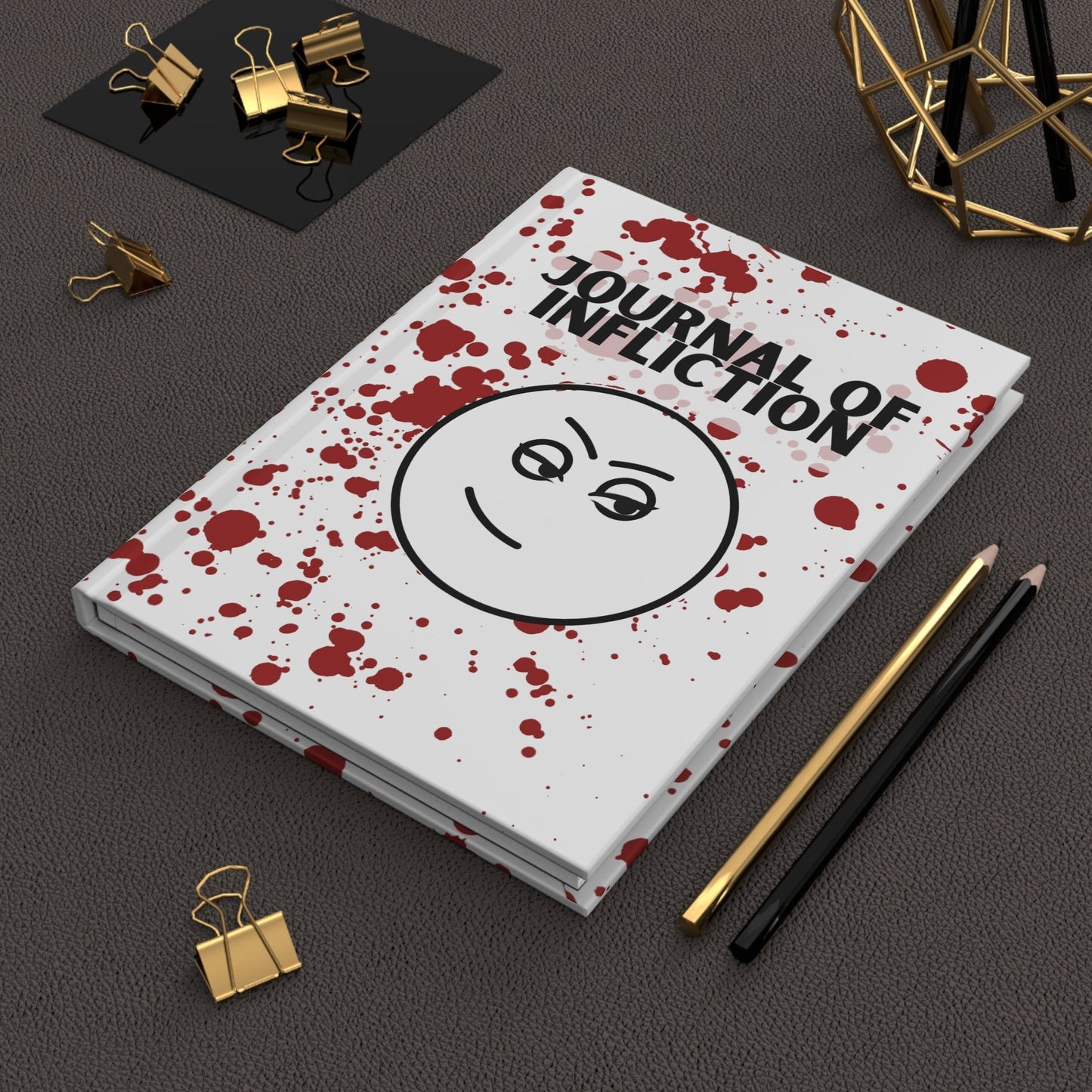 Journal of Infliction - Hardcover Notebook
