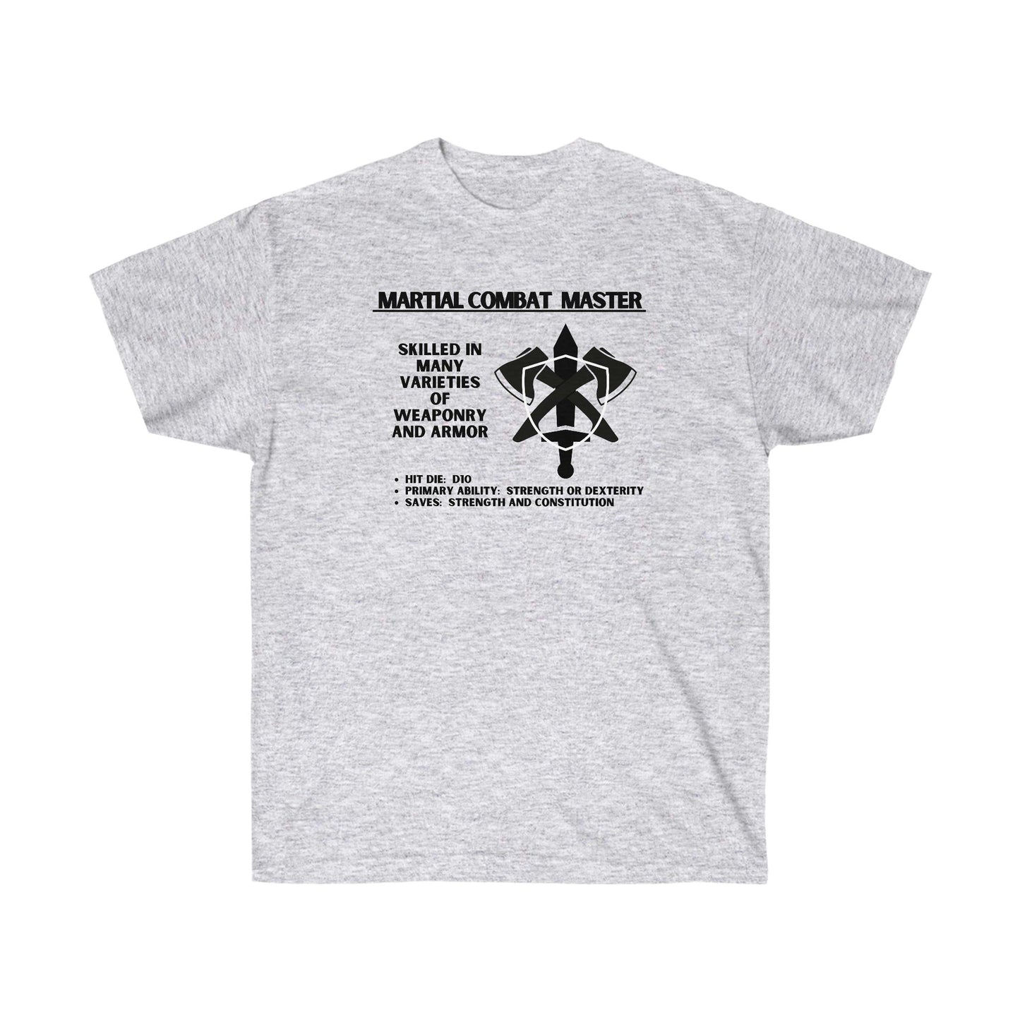 TShirt FIGHTER Tee D&D - Pick Your Color, Up to 5x Sizing!