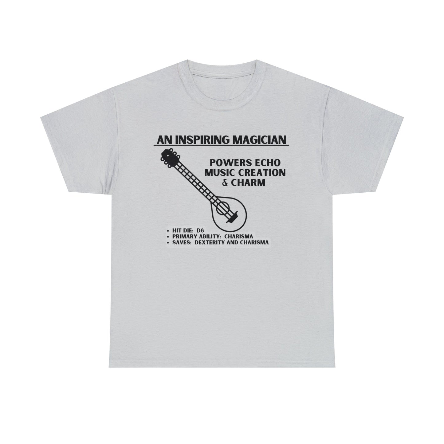 TSHIRT BARD TEE D&D - Pick your color, up to 5x sizing!