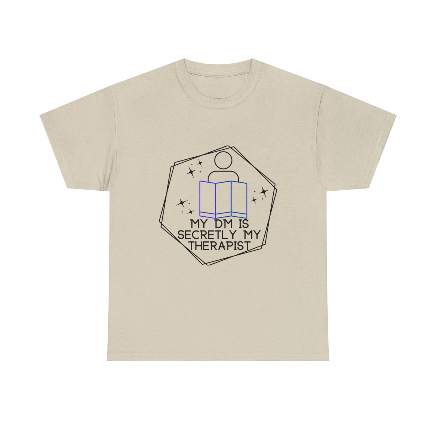 Funny DnD Shirt "DM is Secretly My Therapist" TShirt Tee for any RPG player
