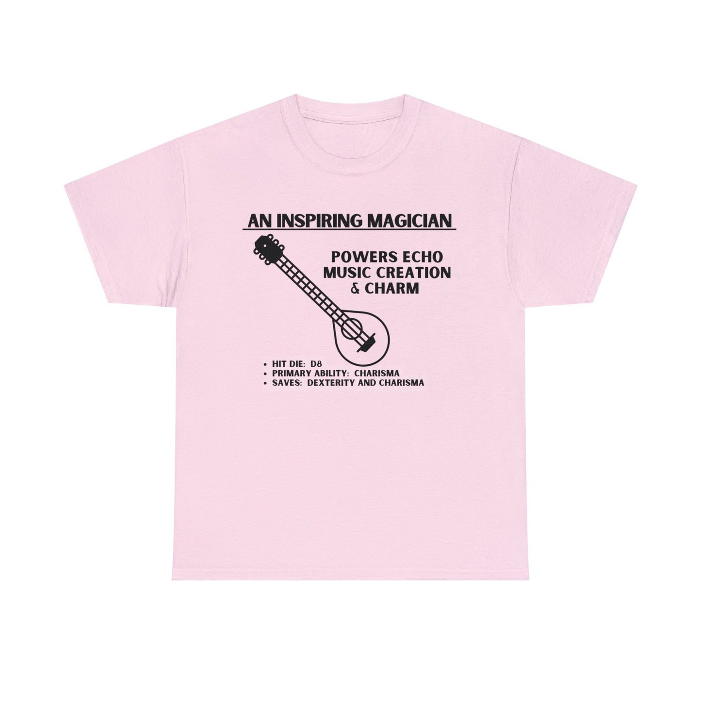 TSHIRT BARD TEE D&D - Pick your color, up to 5x sizing!