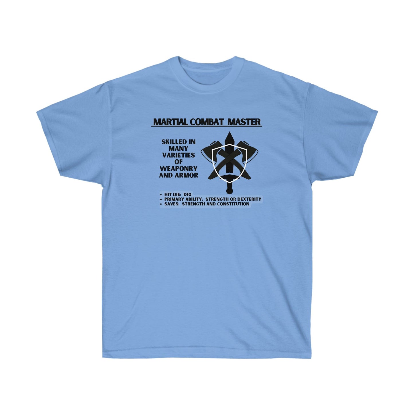 TShirt FIGHTER Tee D&D - Pick Your Color, Up to 5x Sizing!