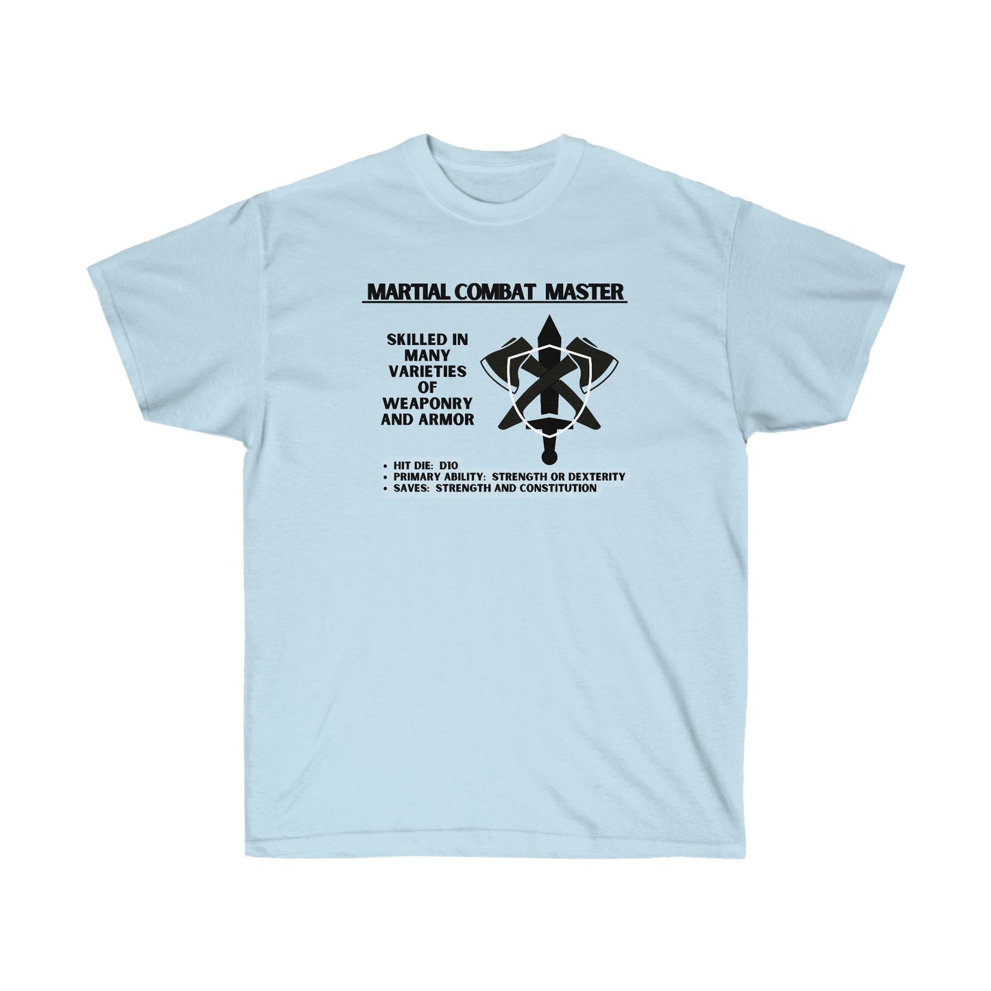 TShirt FIGHTER Tee D&D - Pick Your Color, Up to 5x Sizing!
