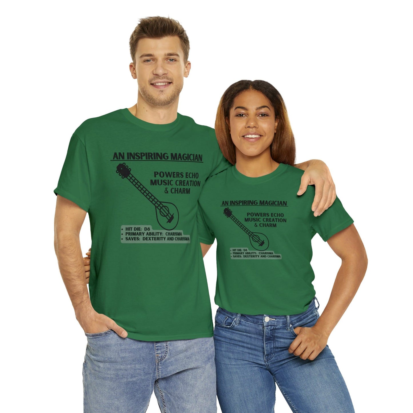 TSHIRT BARD TEE D&D - Pick your color, up to 5x sizing!