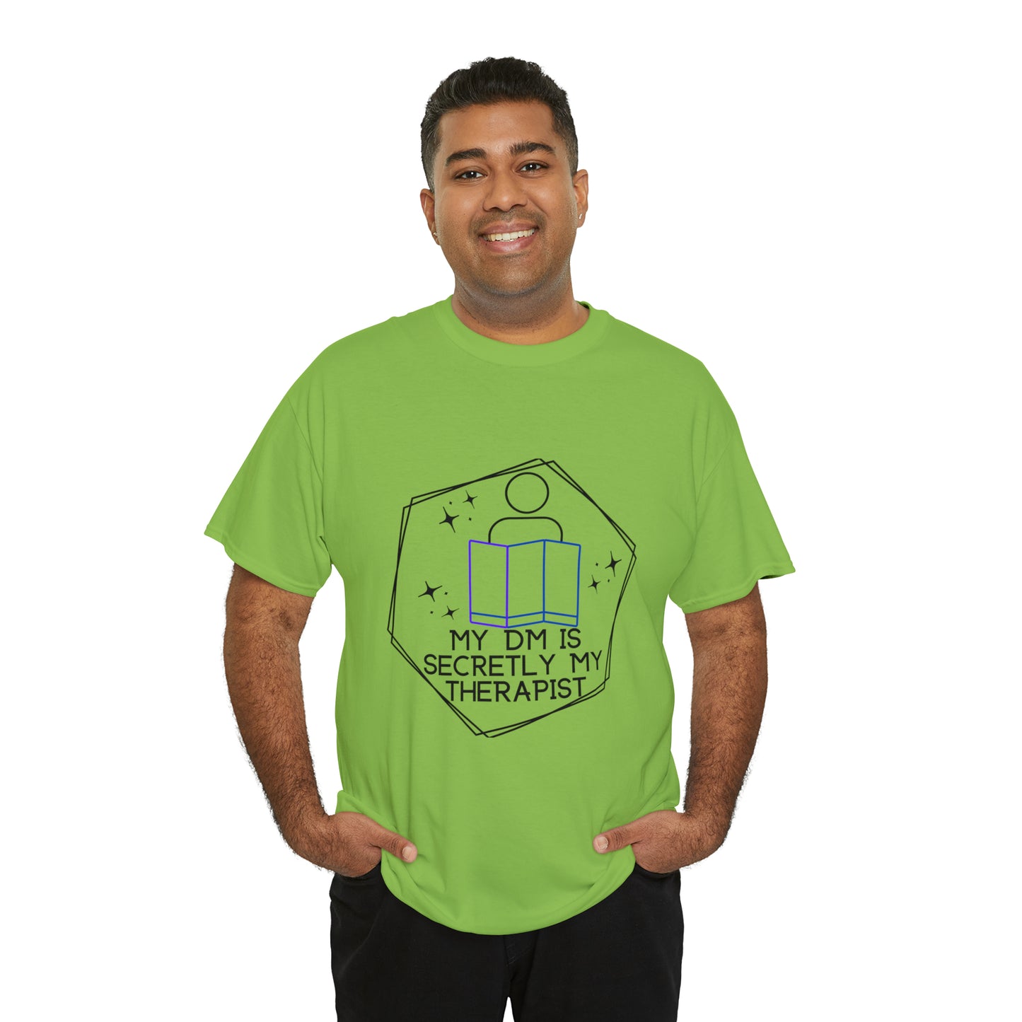 Funny DnD Shirt "DM is Secretly My Therapist" TShirt Tee for any RPG player