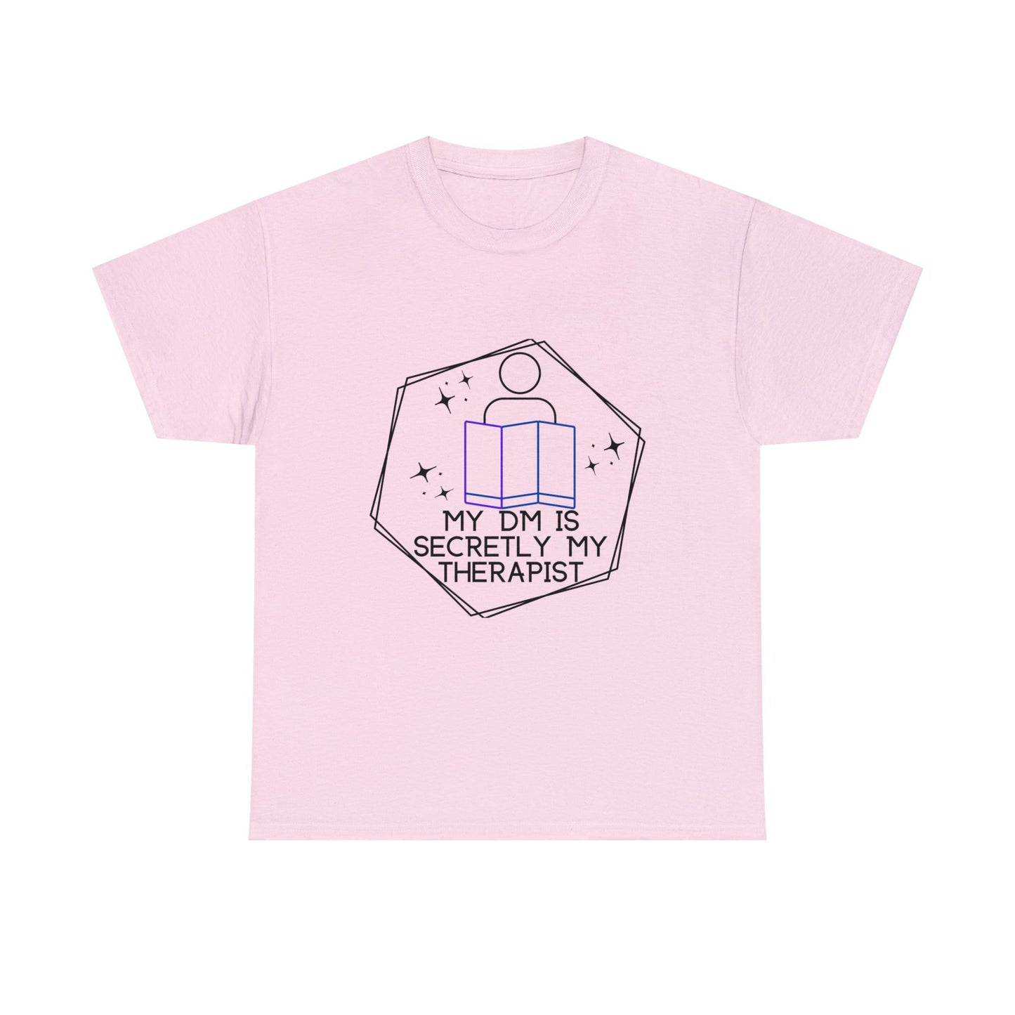 Funny DnD Shirt "DM is Secretly My Therapist" TShirt Tee for any RPG player