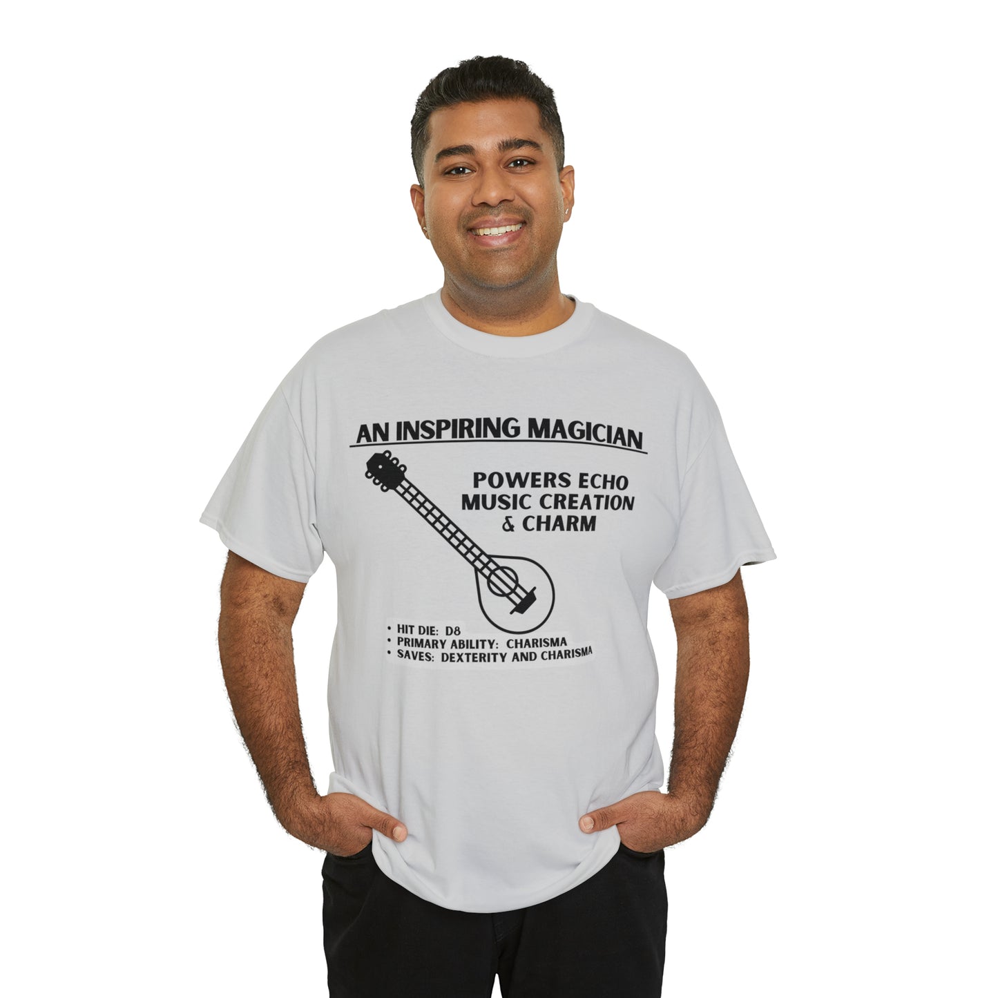 TSHIRT BARD TEE D&D - Pick your color, up to 5x sizing!