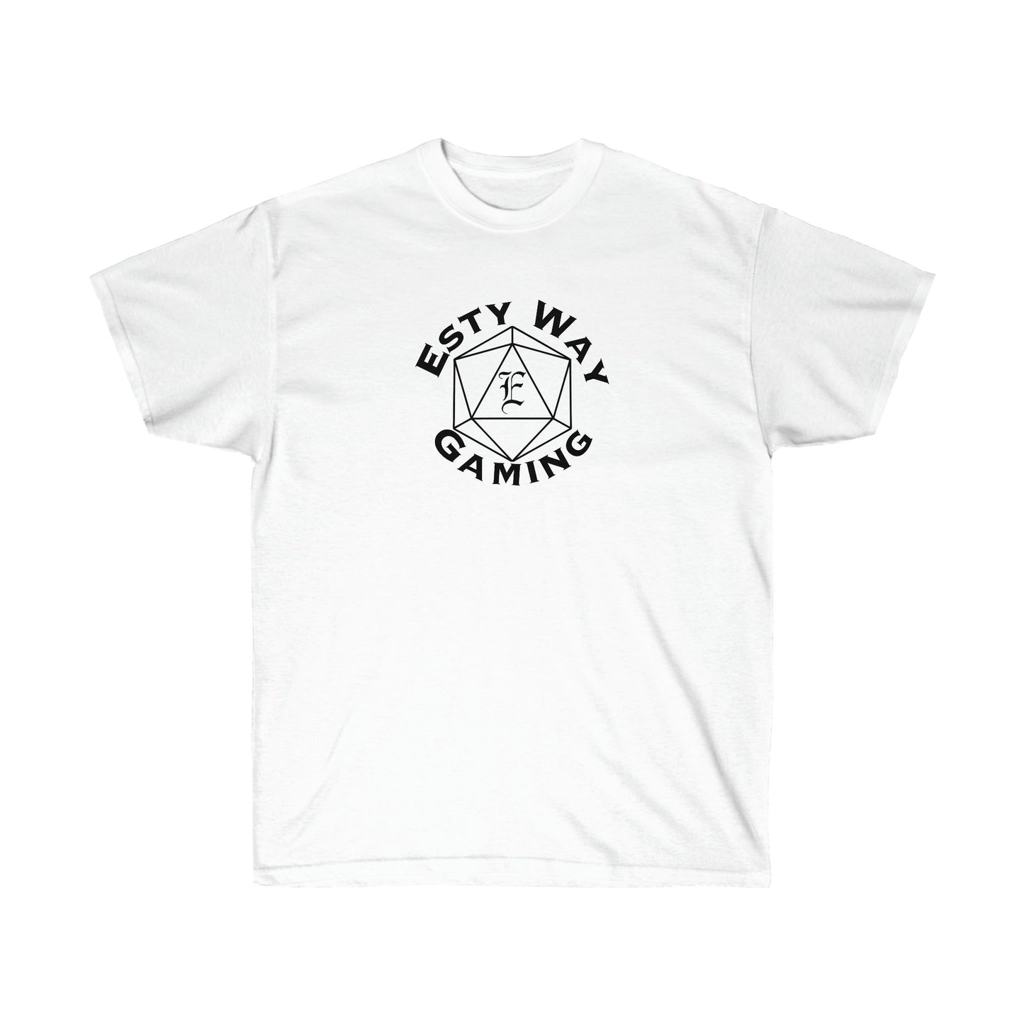 New! TSHIRT Esty Way Gaming Logo Tee -Pick Your Color! Now up to 5x!