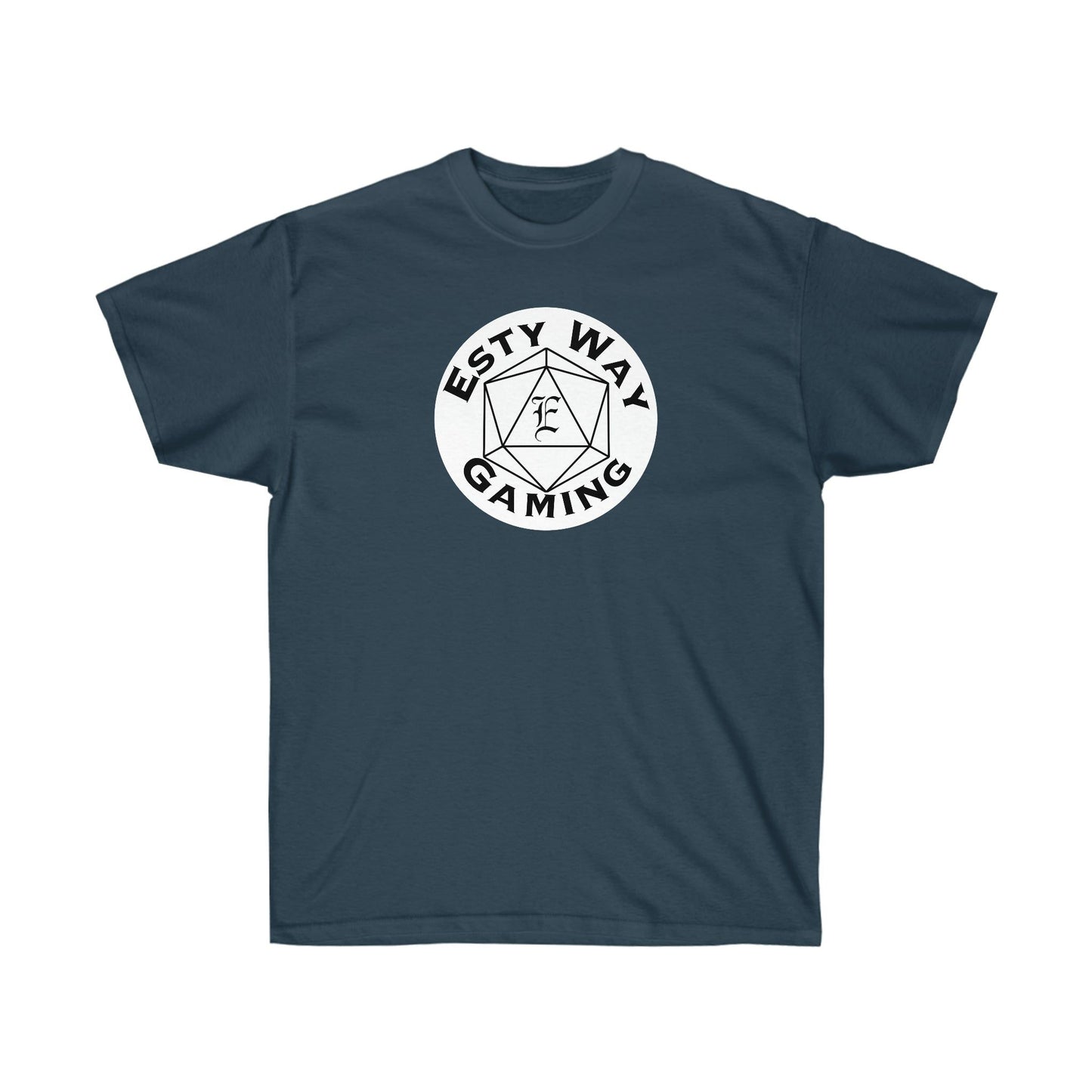 New! TSHIRT Esty Way Gaming Logo Tee -Pick Your Color! Now up to 5x!