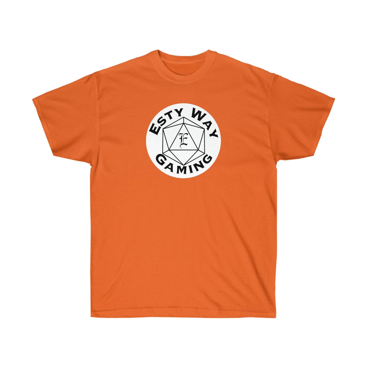 New! TSHIRT Esty Way Gaming Logo Tee -Pick Your Color! Now up to 5x!