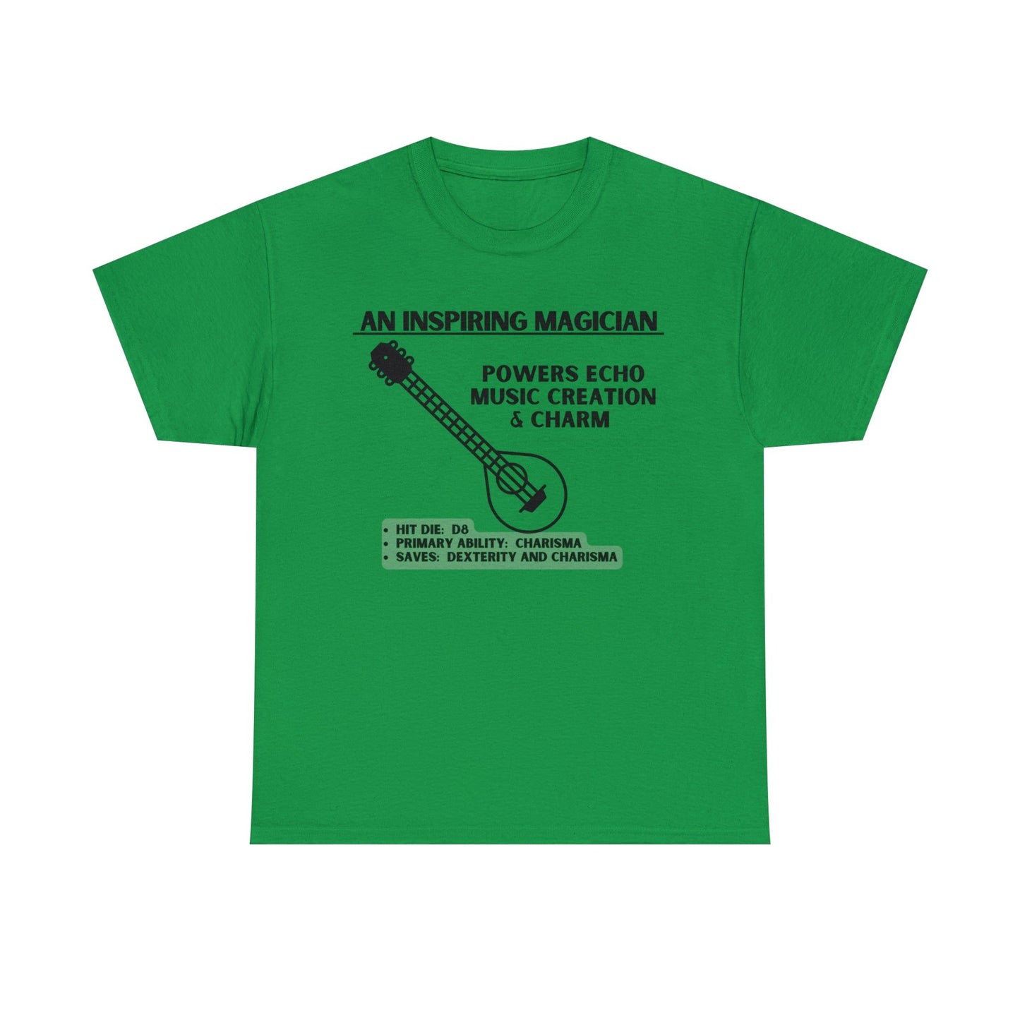 TSHIRT BARD TEE D&D - Pick your color, up to 5x sizing!