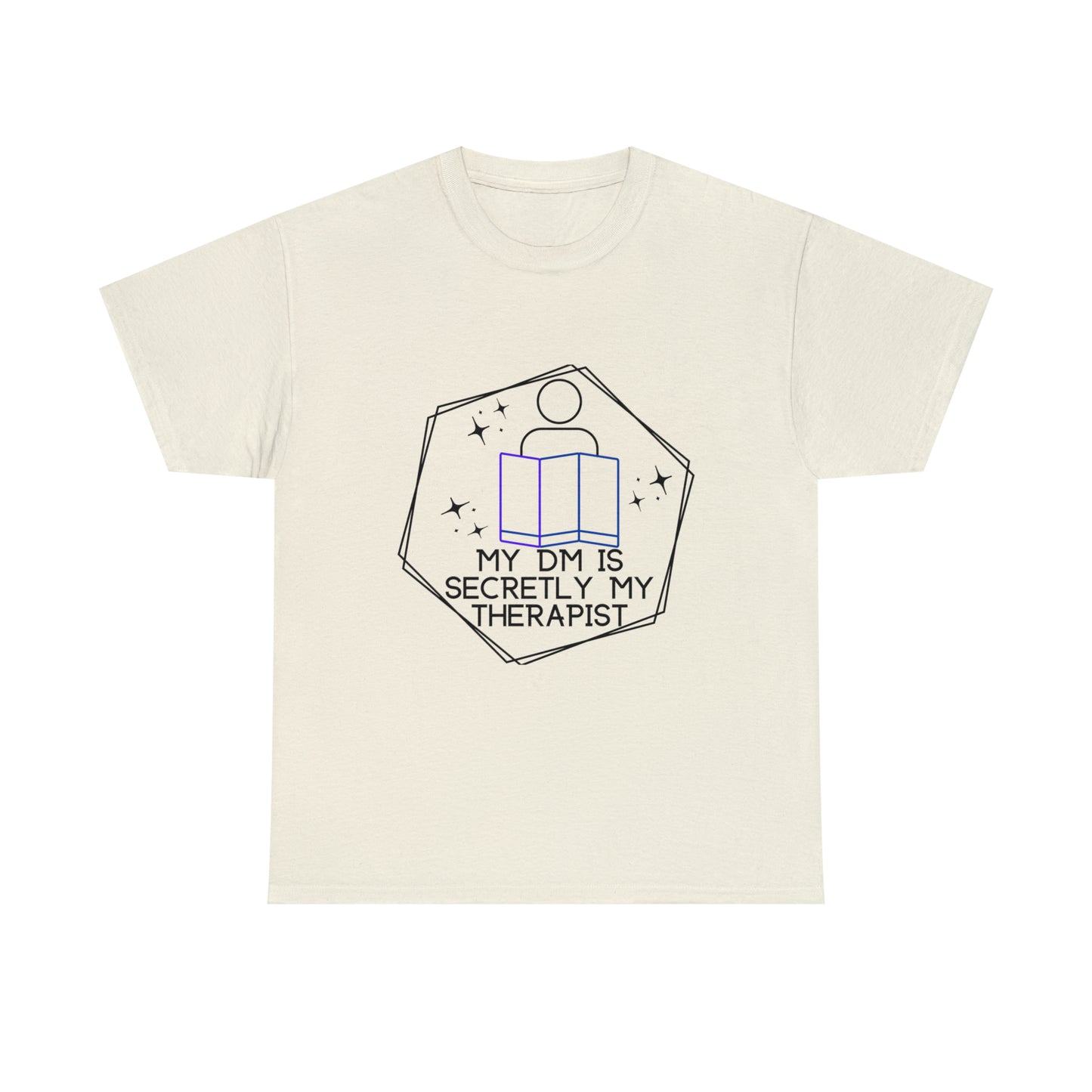 Funny DnD Shirt "DM is Secretly My Therapist" TShirt Tee for any RPG player
