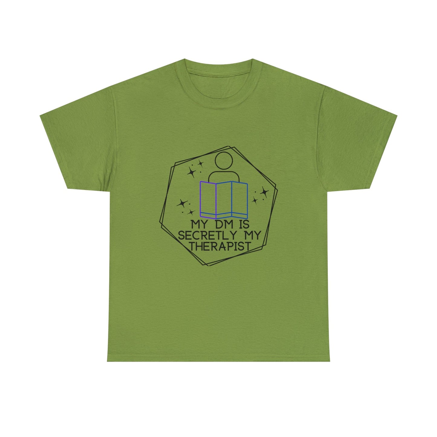 Funny DnD Shirt "DM is Secretly My Therapist" TShirt Tee for any RPG player