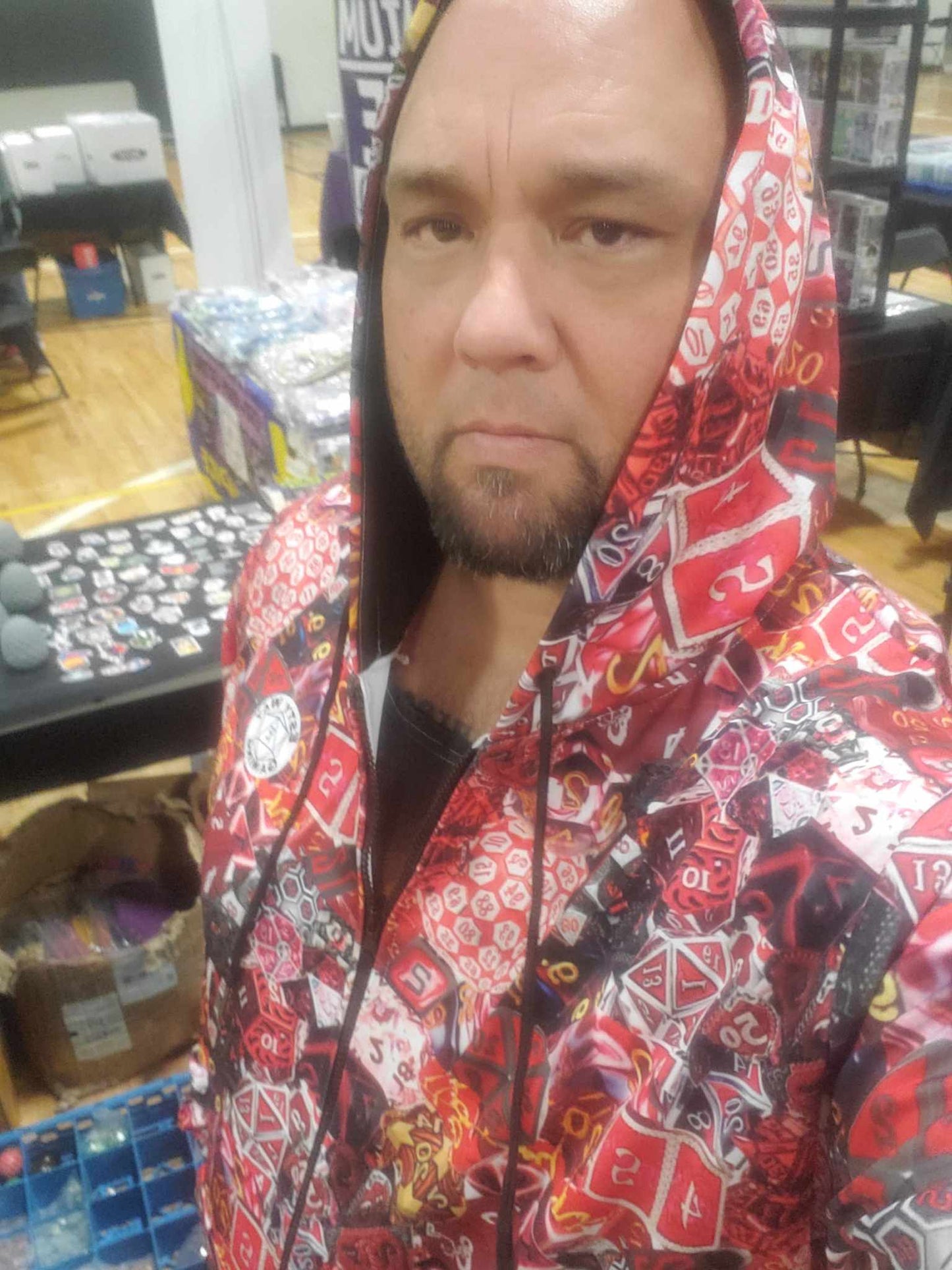 New Red Hawaiian Shirt, Men Dice DnD, RPG, Gaming Shirt, Gift for DnD Player, Fun RPG Shirt, DM Wedding Gift, DnD Wedding, rpg Gift (Copy)