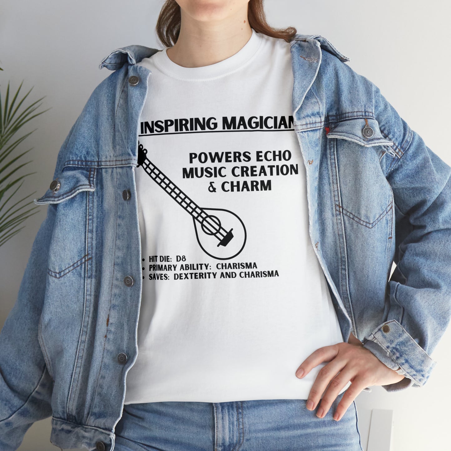 TSHIRT BARD TEE D&D - Pick your color, up to 5x sizing!