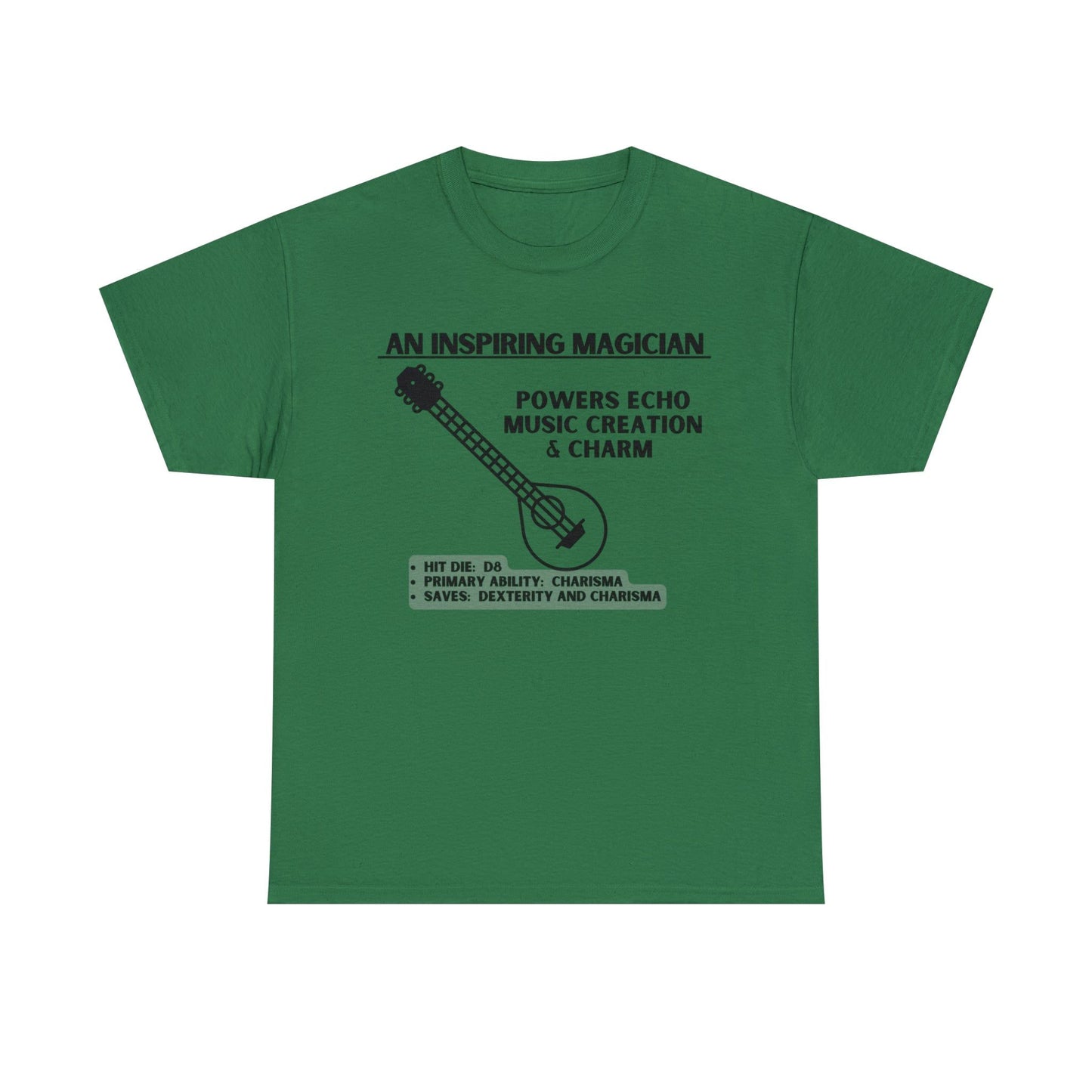 TSHIRT BARD TEE D&D - Pick your color, up to 5x sizing!