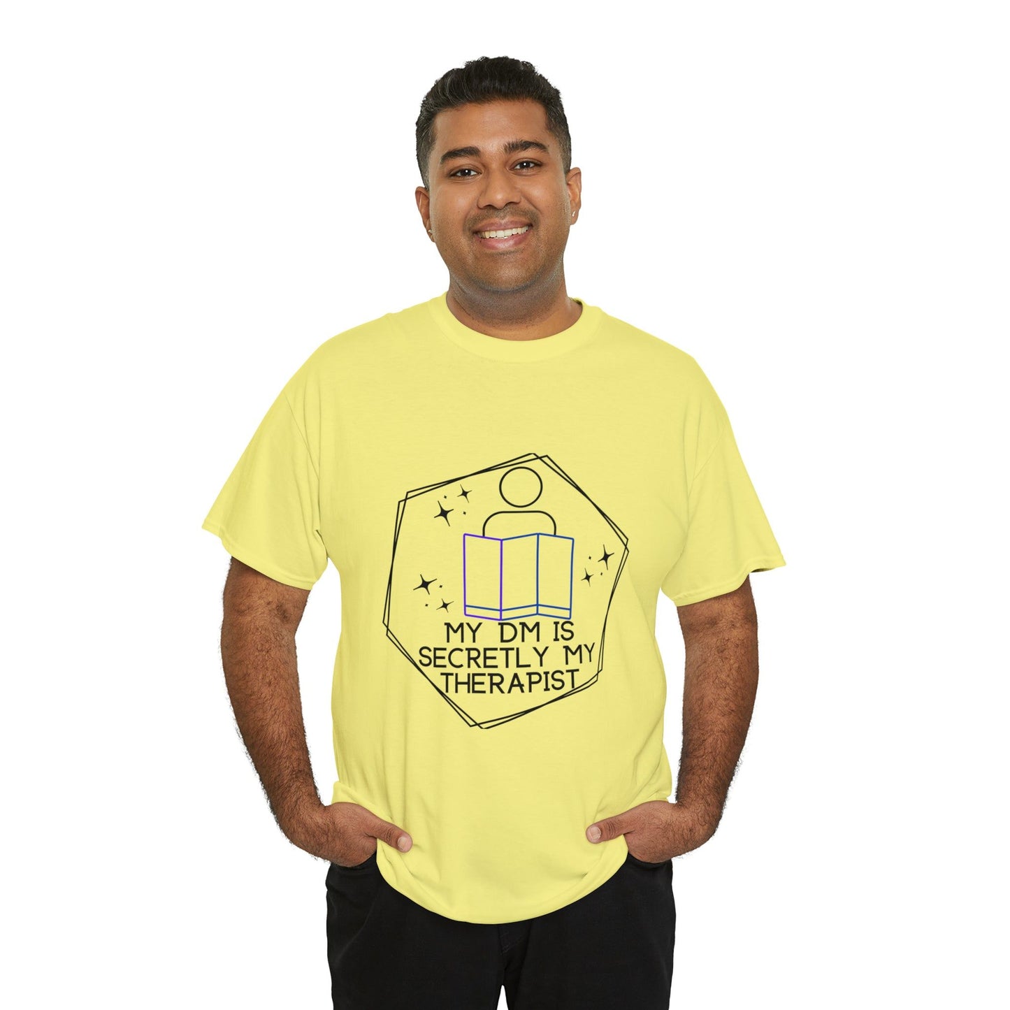 Funny DnD Shirt "DM is Secretly My Therapist" TShirt Tee for any RPG player