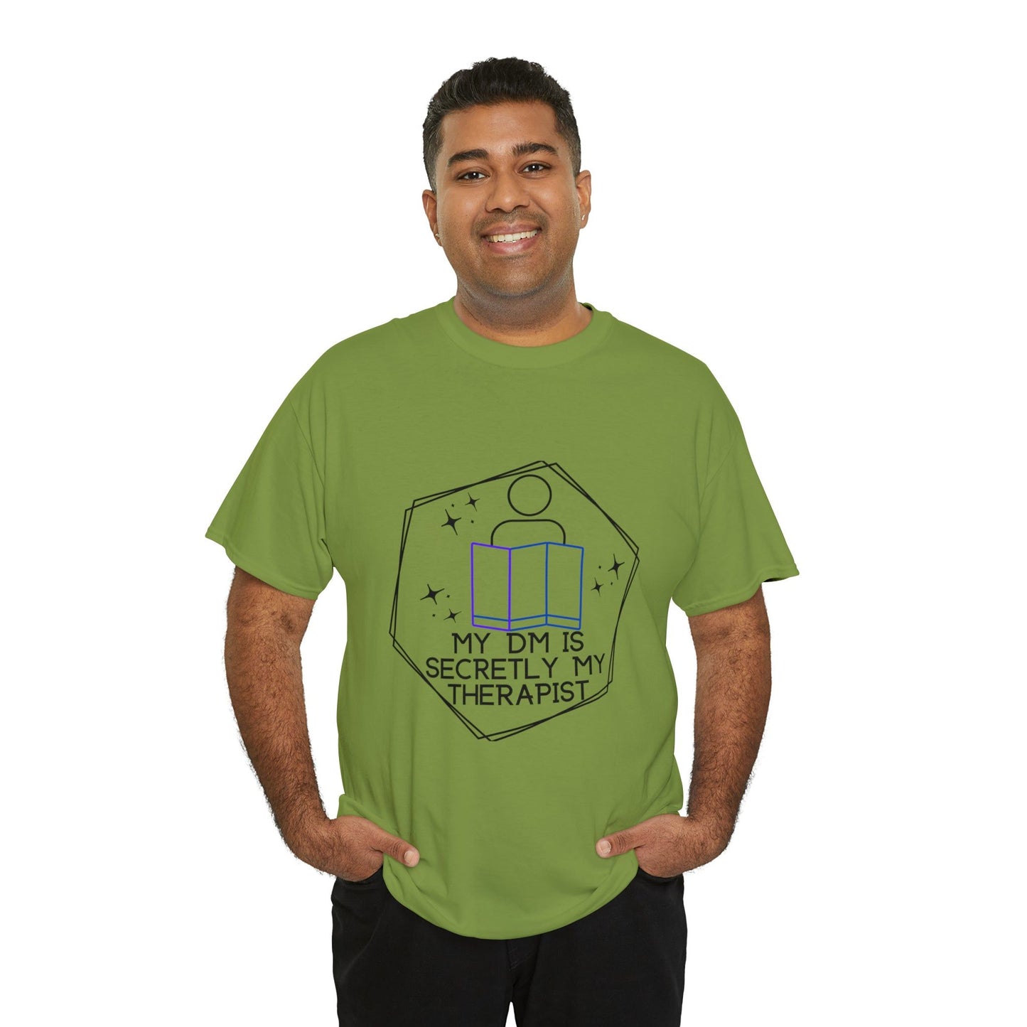 Funny DnD Shirt "DM is Secretly My Therapist" TShirt Tee for any RPG player