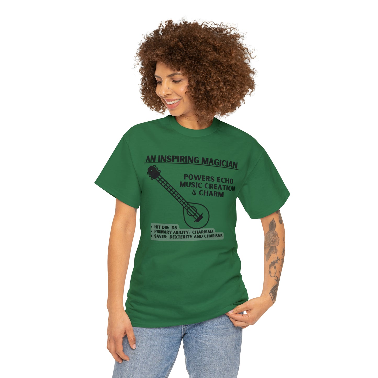TSHIRT BARD TEE D&D - Pick your color, up to 5x sizing!