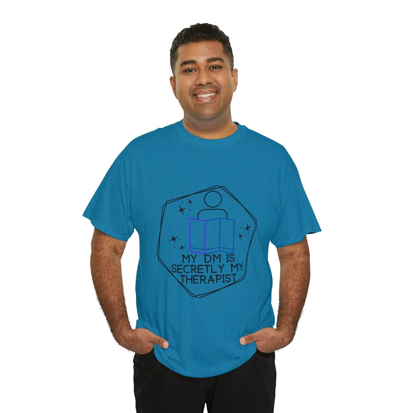 Funny DnD Shirt "DM is Secretly My Therapist" TShirt Tee for any RPG player