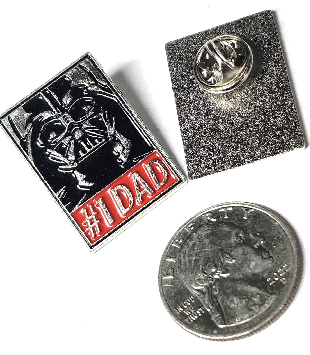 Star Wars Darth Vader #1 Dad Lapel Pin 3cm, Metal Fashion Fun Pin Gift for Dad, Darth Vader Dad Pin