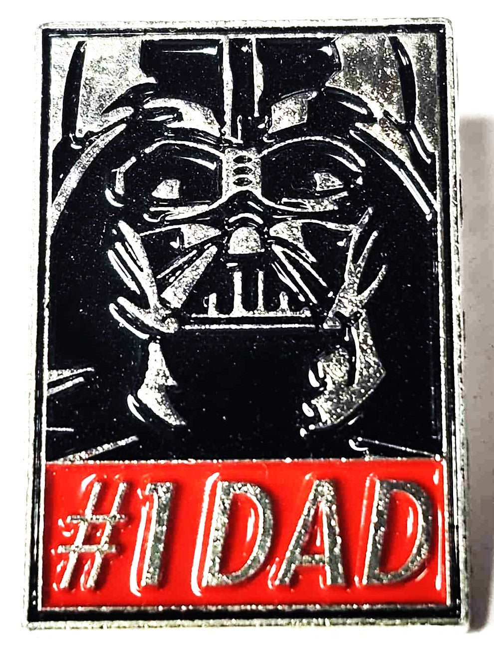 Star Wars Darth Vader #1 Dad Lapel Pin 3cm, Metal Fashion Fun Pin Gift for Dad, Darth Vader Dad Pin