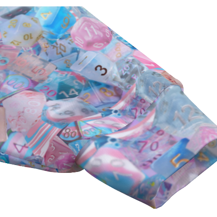 Trans Pride D&D Dice Collage Hoodie