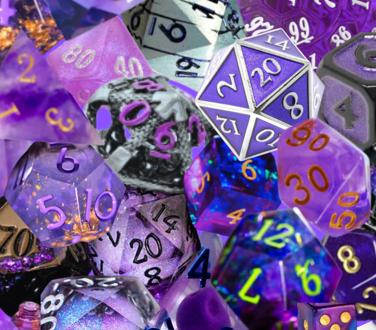 New Purple Hawaiian Shirt, Men Dice DnD, RPG, Gaming Shirt, Gift for DnD Player, Fun RPG Shirt, DM Wedding Gift, DnD Wedding, rpg Gift