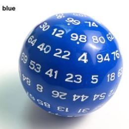 Resin D100 Bold Blue with White Numbering