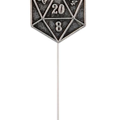 D20 Tie Clip Pin