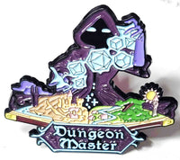 Dungeon Master Lapel Pin 2" diameter, DM Gift, Dungeon Master Accessory, Gift for RPG