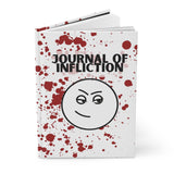 Journal of Infliction  - Hardcover Notebook