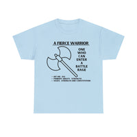 TSHIRT BARBARIAN TEE D&D - Pick your color, up to 5x sizing!