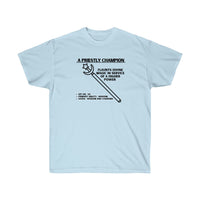 TSHIRT CLERIC TEE D&D - PICK YOUR COLOR, UP TO 5X SIZING!