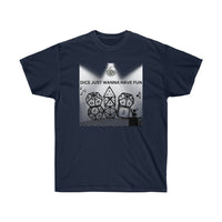 TShirt "Dice Just Wanna Have Fun" D&D Shirt Funny Dice Shirt  -  Pick Your Color, Up to 5x Sizing!