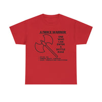 TSHIRT BARBARIAN TEE D&D - Pick your color, up to 5x sizing!