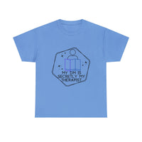 Funny DnD Shirt "DM is Secretly My Therapist" TShirt Tee for any RPG player