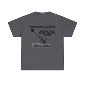TSHIRT BARD TEE D&D - Pick your color, up to 5x sizing!