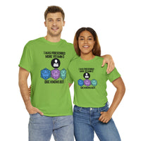 TShirt Funny D20 "Prescribed More Vitamin D20 Doc knows Best" DICE Tee D&d - Pick Color, Up To 5x Sizing!