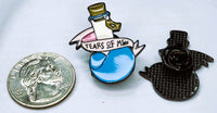 Tears Of Men Pin, Unique Pins Gift, Dungeons And Dragons Pin, Men's Tears Pin, Role-playing Game Pin, Unique Lapel Pin, Gifts For Him