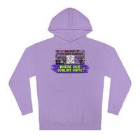 Where Dice Goblins Unite! Hoodie - Esty Way Gaming Hooded Sweatshirt with pocket - Pick Your color, UP TO 5X SIZING!