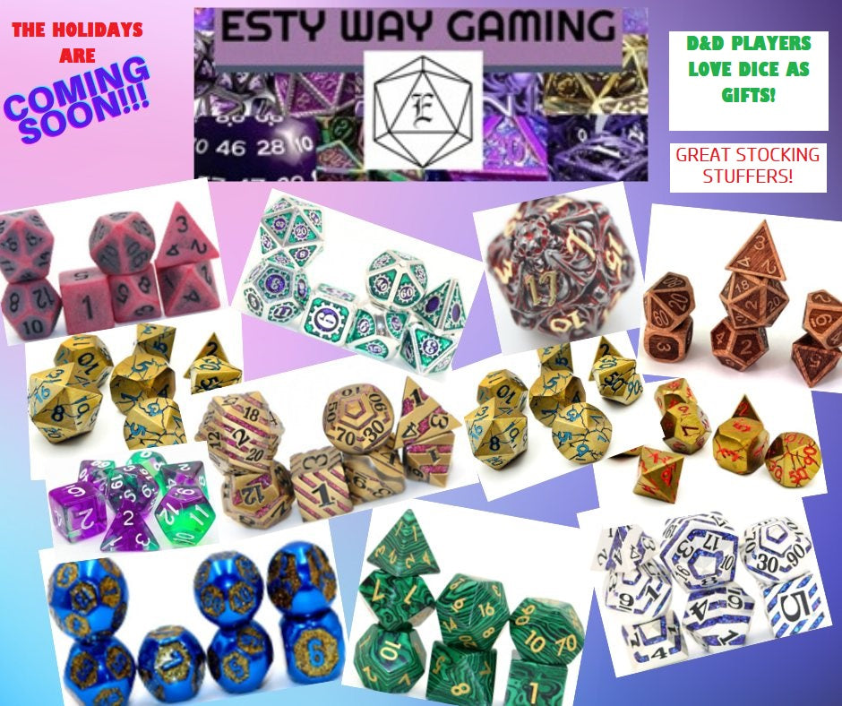 Ultimate Mystery Dice Package – D&D Dice, Gaming Accessories & Surprises