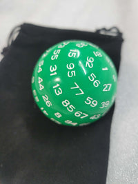 Resin D100 Green and White Role-playing Games, Percentage Dice, Dungeons And Dragons Dice, Tabletop Gaming, Rpg Dice, D100 for DM, Dice Gift