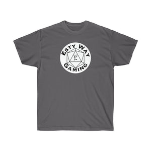 New! TSHIRT Esty Way Gaming Logo Tee -Pick Your Color! Now up to 5x!